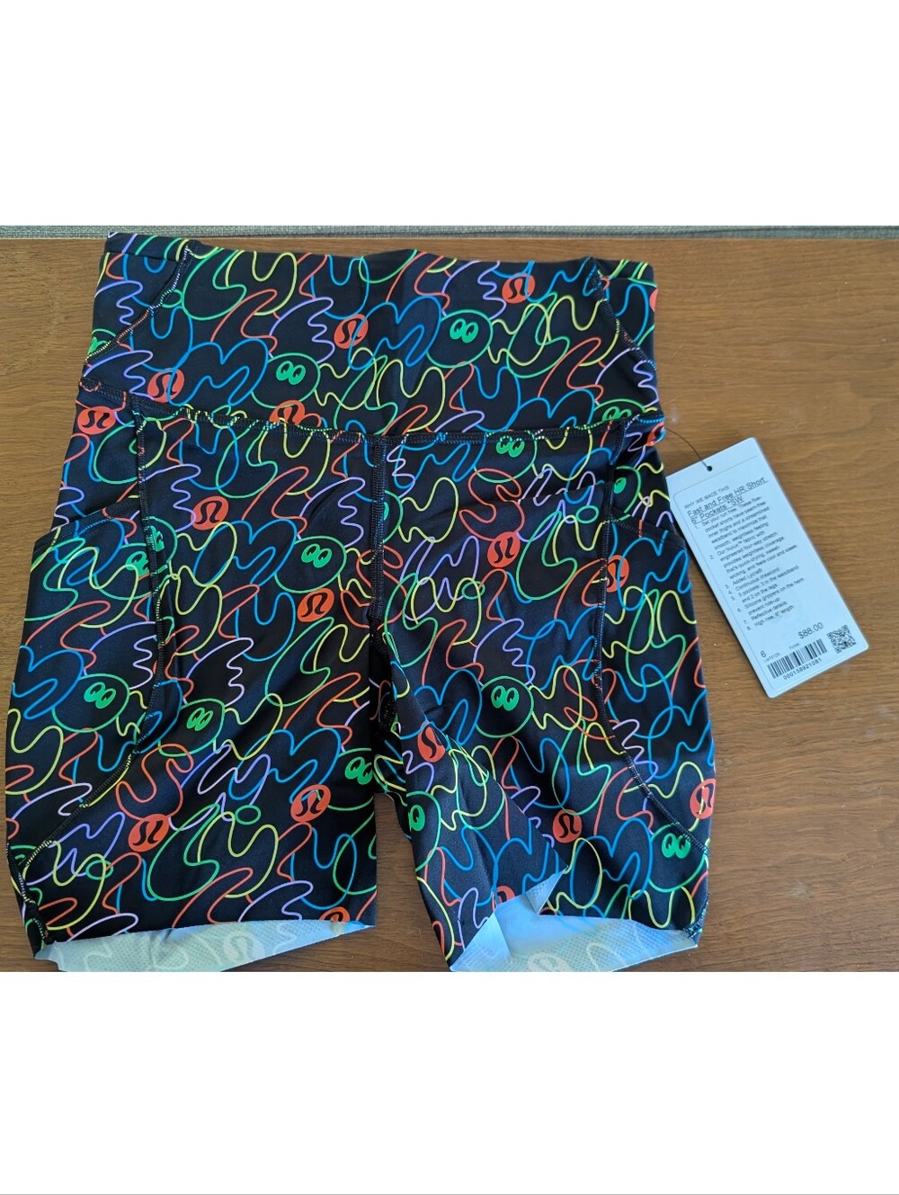 NWT Lululemon Fast & Free 6" Short Size 6 | 2026 Seawheeze Exclusive Rare Print